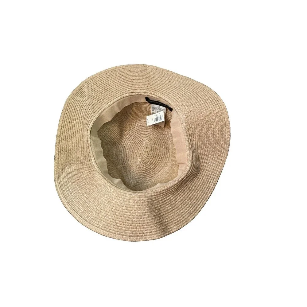 Banana Republic Women's S/M Brown Straw Hat NWT Beach Casual Preppy Summer
